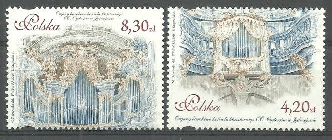 Znaczek Polska 2015 Mi 4778-4779 Fi 4628-4629 Czyste **