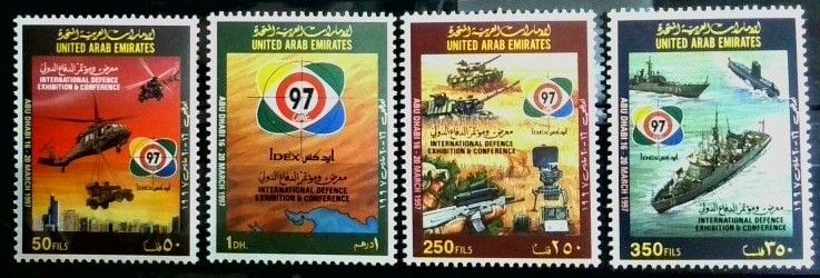 Znaczek Zjednoczone Emiraty Arabskie 1997 Mi 541-544 Czyste **