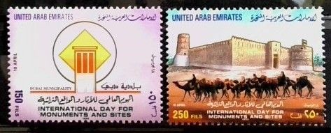Znaczek Zjednoczone Emiraty Arabskie 1999 Mi 613-614 Czyste **