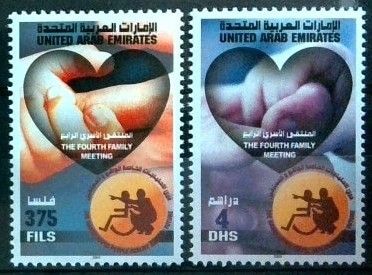 Znaczek Zjednoczone Emiraty Arabskie 2004 Mi 753-754 Czyste **