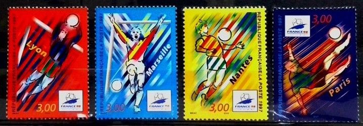 Znaczek Francja 1997 Mi 3218-3221 Czyste **