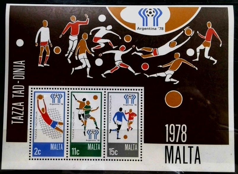 Znaczek Malta 1978 Mi bl 5 Czyste **