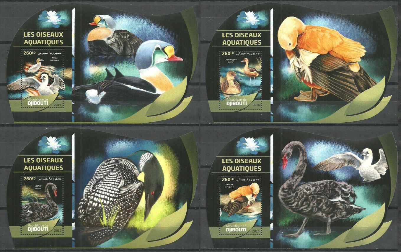 Znaczek Dżibuti 2016 Mi lx 1269-1272 Czyste **