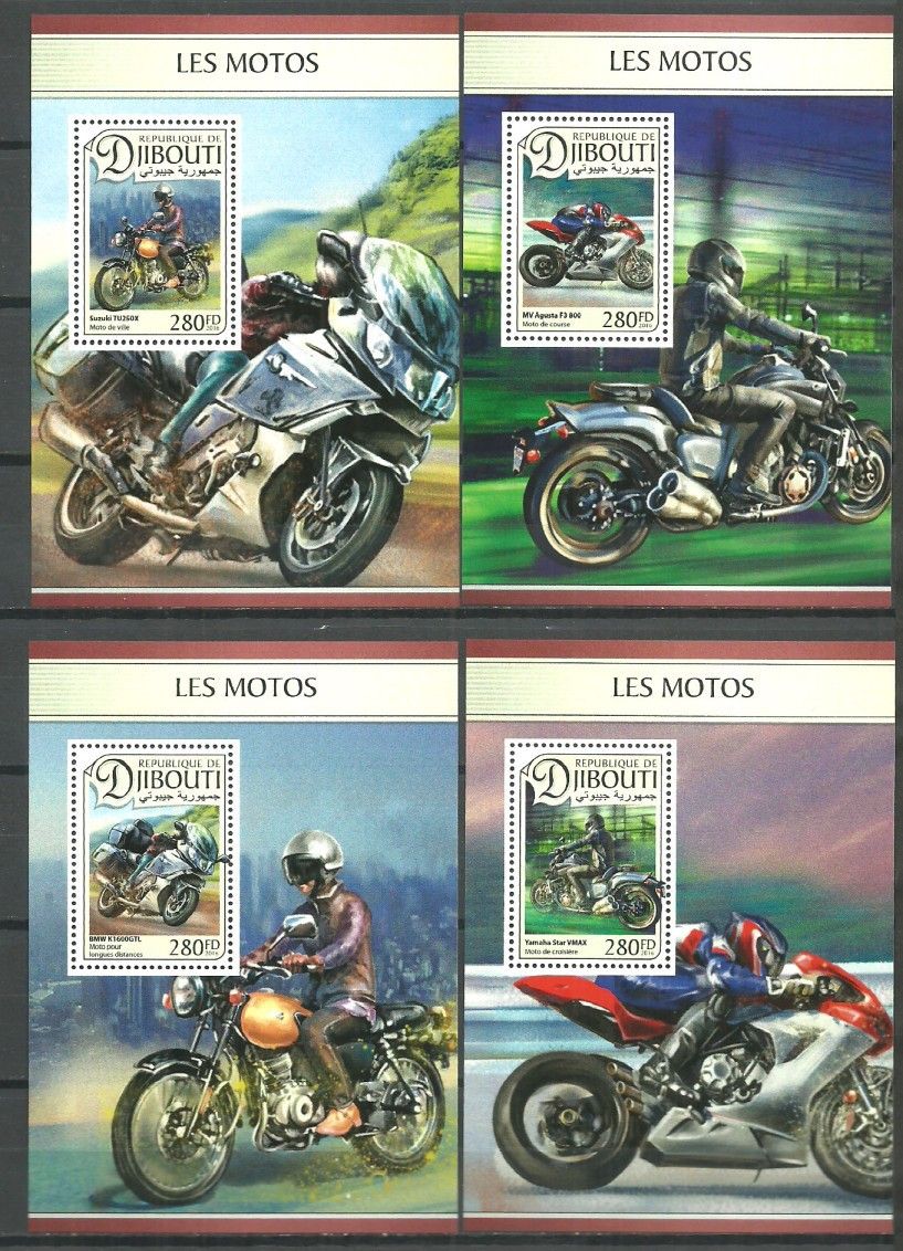 Znaczek Dżibuti 2016 Mi lx 1353-1356 Czyste **