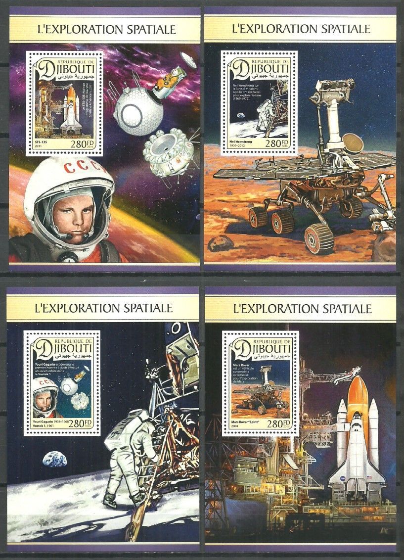Znaczek Dżibuti 2016 Mi lx 1368-1371 Czyste **