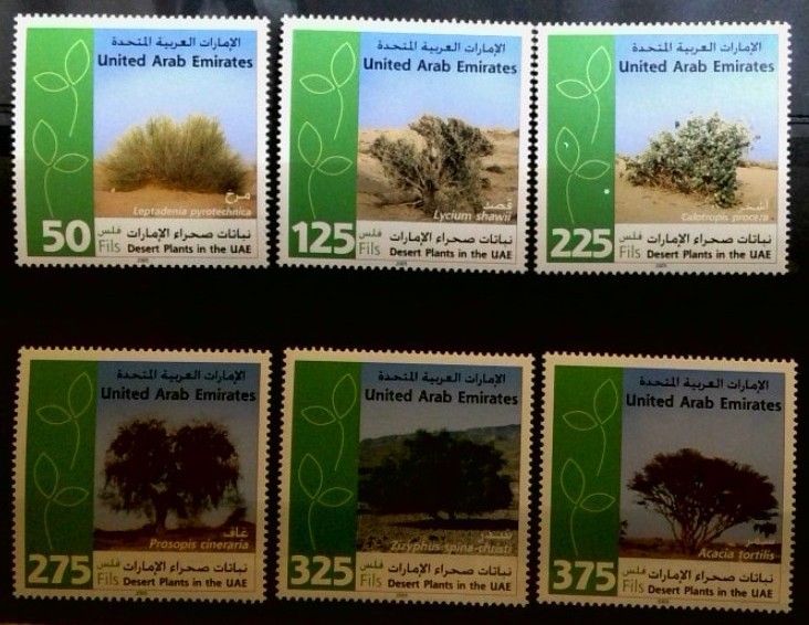 Znaczek Zjednoczone Emiraty Arabskie 2005 Mi 805-810 Czyste **