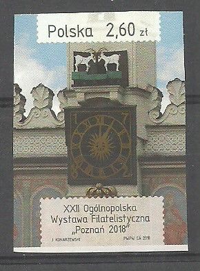 Znaczek Polska 2018 Mi 5022B Fi 4872A Czyste **