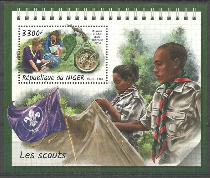Znaczek Niger 2018 Mi bl 864 Czyste **