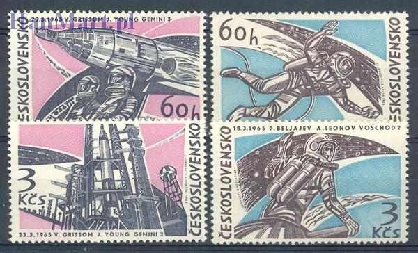 Znaczek Czechosłowacja 1965 Mi 1529-1532 Czyste **