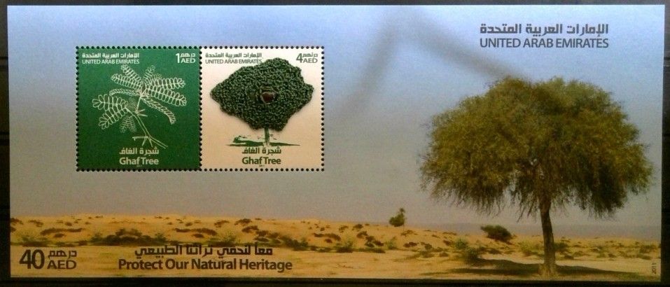 Znaczek Zjednoczone Emiraty Arabskie 2011 Mi bl 62 Czyste **