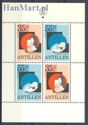 Znaczek Antyle Holenderskie 1981 Mi bl 18 Czyste **