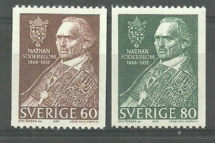 Znaczek Szwecja 1966 Mi 544-545C Czyste **