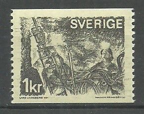 Znaczek Szwecja 1970 Mi 689A Czyste **