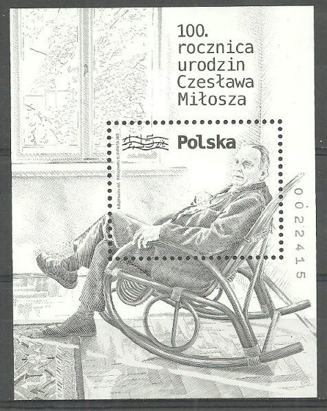 Znaczek Polska 2011 Mi bl 198ND Fi bl 230ND Czyste **