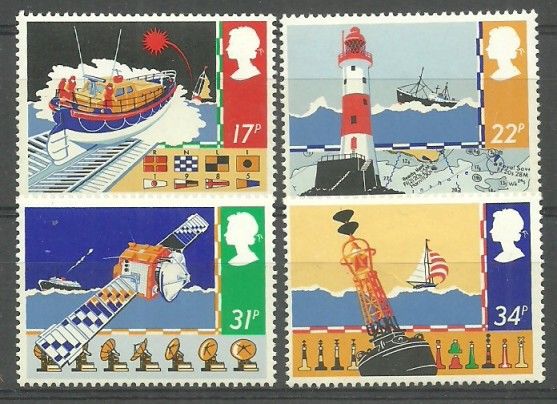 Znaczek Wielka Brytania 1985 Mi 1031-1034 Czyste **