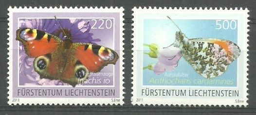 Znaczek Liechtenstein 2011 Mi 1592-1593 Czyste **
