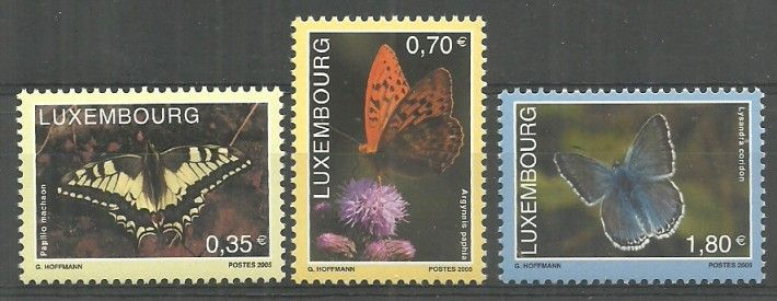 Znaczek Luksemburg 2005 Mi 1684-1686 Czyste **