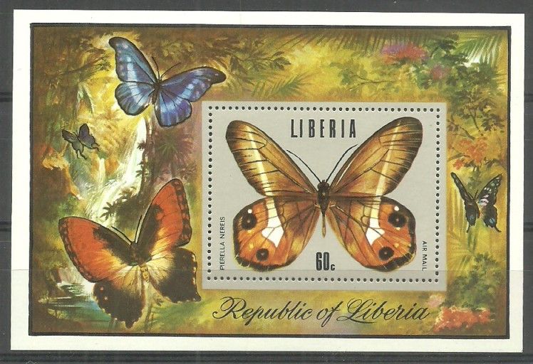 Znaczek Liberia 1974 Mi bl 73 Czyste **