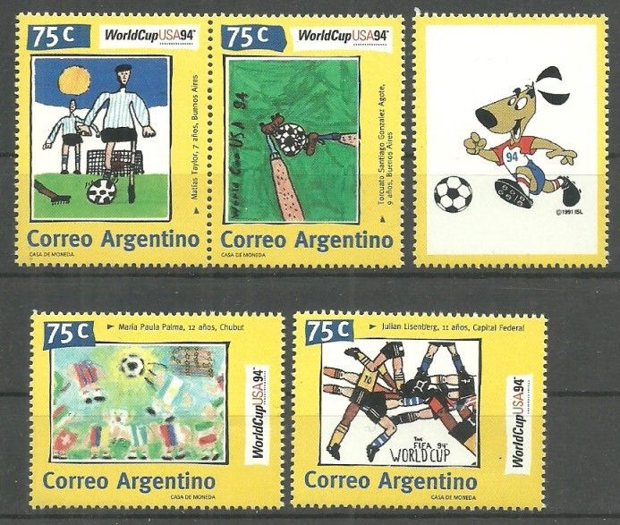 Znaczek Argentyna 1994 Mi 2209-2212 Czyste **