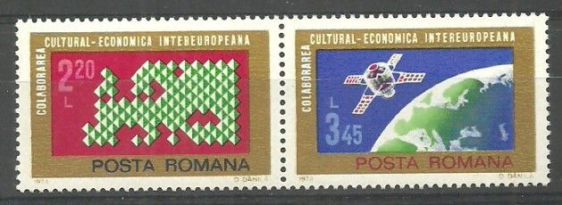 Znaczek Rumunia 1974 Mi 3189-3190 Czyste **