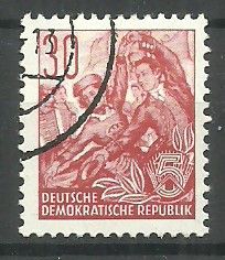 Znaczek NRD / DDR 1953 Mi 373 Stemplowane