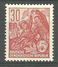 Znaczek NRD / DDR 1953 Mi 373 Czyste **