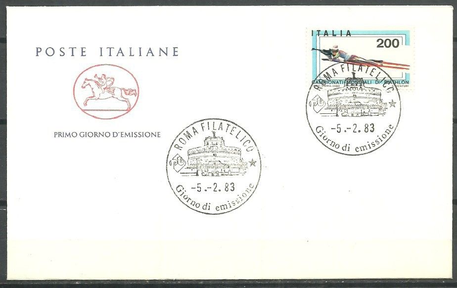 Znaczek Włochy 1983 Mi 1825 FDC