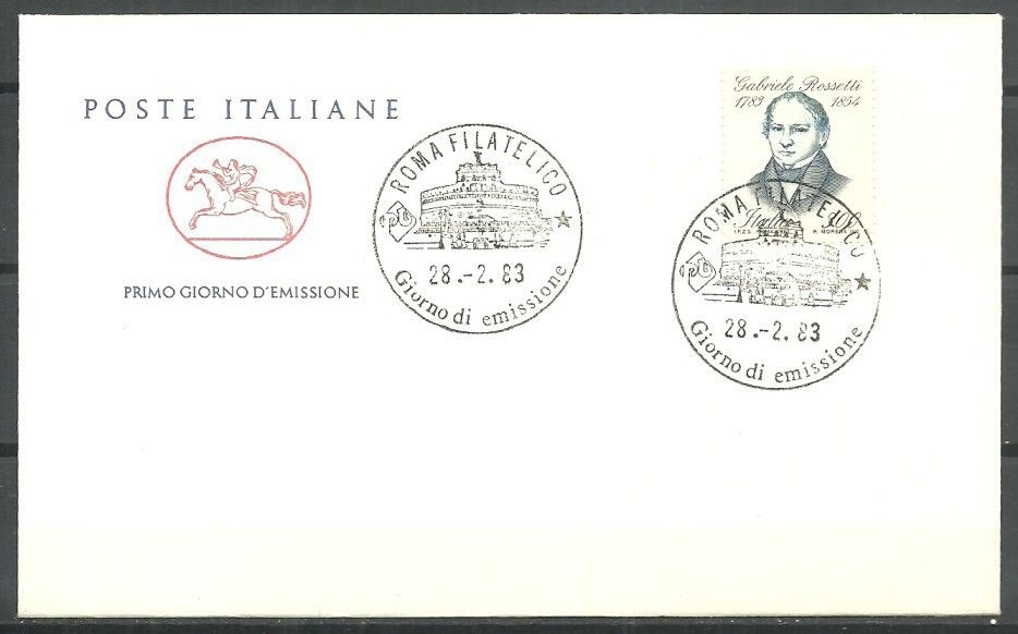 Znaczek Włochy 1983 Mi 1826 FDC
