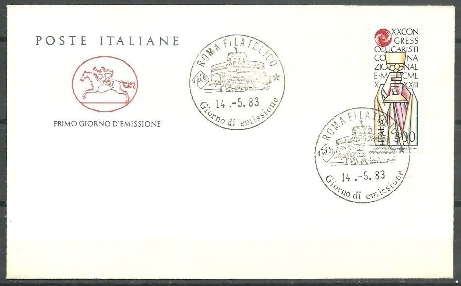 Znaczek Włochy 1983 Mi 1847 FDC