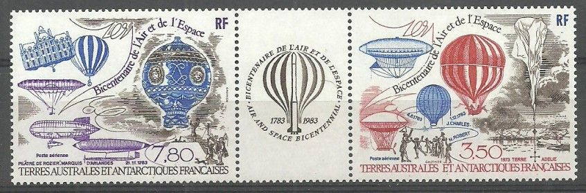 Znaczek TAAF 1984 Mi 192-193 Czyste **