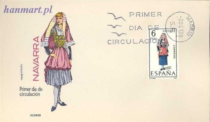 Hiszpania 1969 Mi 1831 FDC
