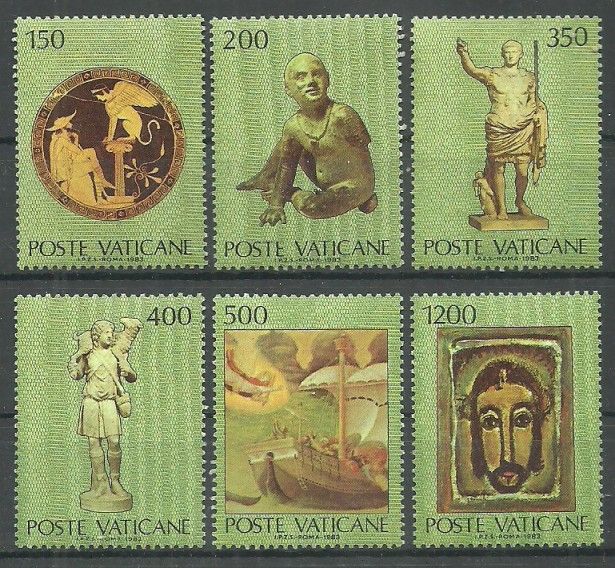 Znaczek Watykan 1983 Mi 836-841 Czyste **