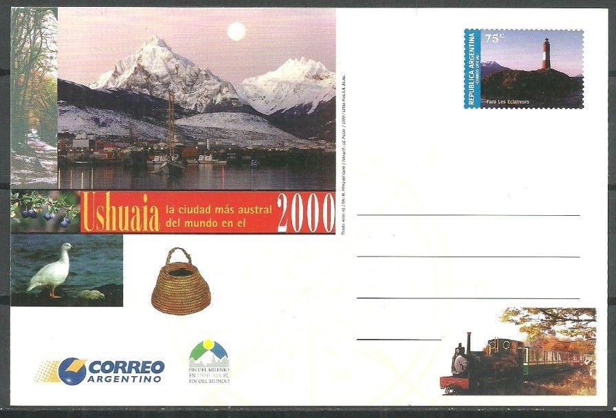 Znaczek Argentyna 2000 Mi Cp (Faro) Całostka pocztowa