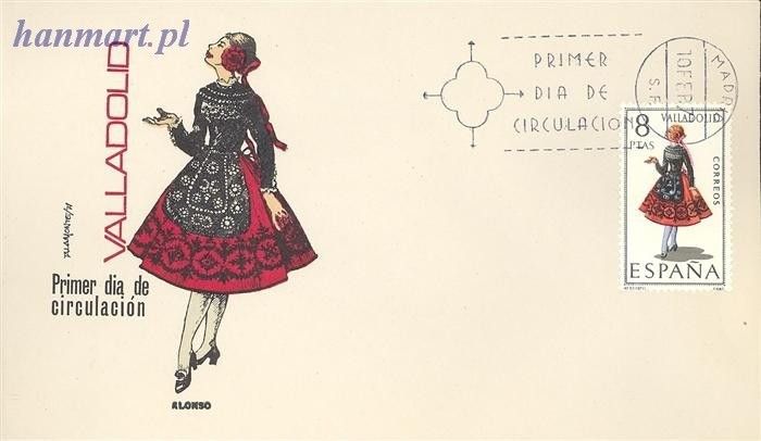 Znaczek Hiszpania 1971 Mi 1910 FDC
