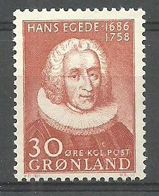 Znaczek Grenlandia 1958 Mi 42 Czyste **