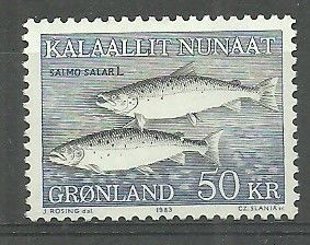 Znaczek Grenlandia 1983 Mi 140 Czyste **