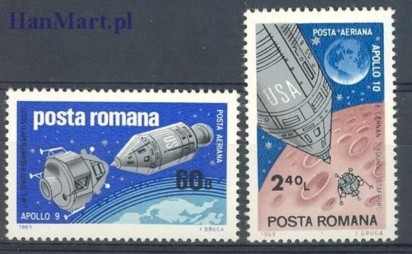 Znaczek Rumunia 1969 Mi 2779-2780 Czyste **