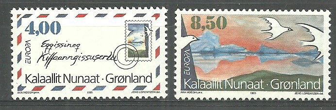 Znaczek Grenlandia 1995 Mi 262-263 Czyste **