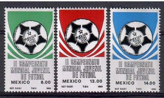Znaczek Meksyk 1983 Mi 1862-1864 Czyste **