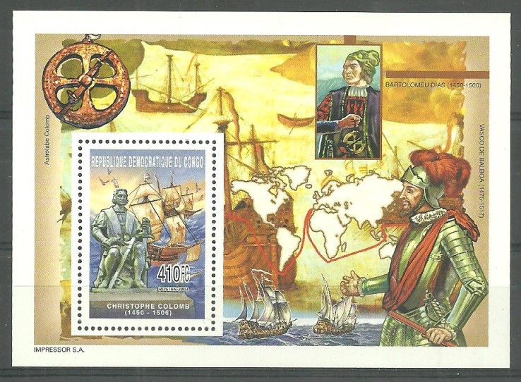 Znaczek Kongo Kinszasa / Zair 2003 Mi bl 179 Czyste **