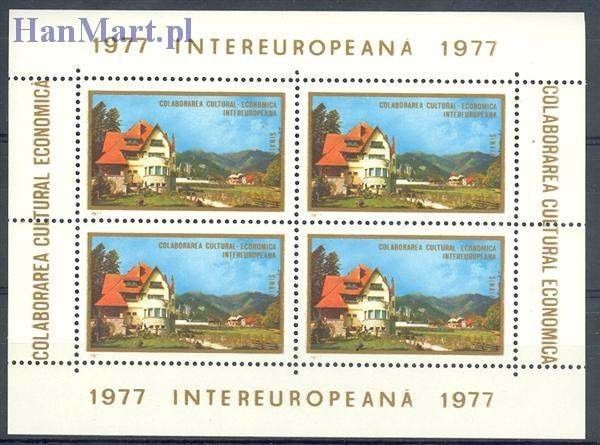 Znaczek Rumunia 1977 Mi bl 141 Czyste **