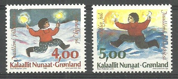 Znaczek Grenlandia 1995 Mi 279-280 Czyste **
