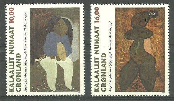 Znaczek Grenlandia 1997 Mi 310-311 Czyste **