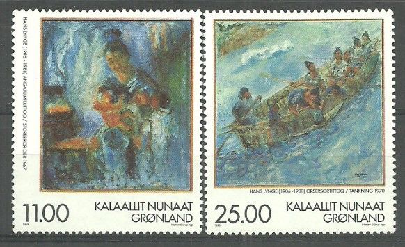 Znaczek Grenlandia 1998 Mi 325-326 Czyste **