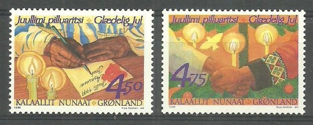 Znaczek Grenlandia 1999 Mi 344-345 Czyste **