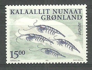 Znaczek Grenlandia 2001 Mi 368 Czyste **