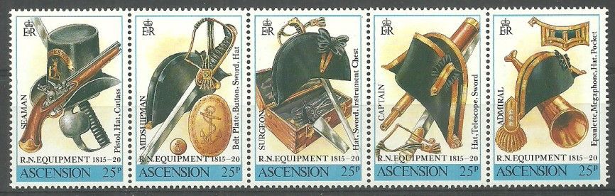 Znaczek Wyspa Wniebowstąpienia 1990 Mi 516-520 Czyste **