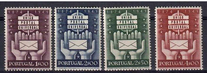 Znaczek Portugalia 1949 Mi 740-743 Czyste **