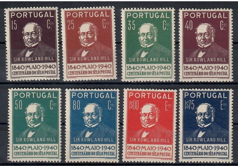 Znaczek Portugalia 1940 Mi 622-629 Czyste **