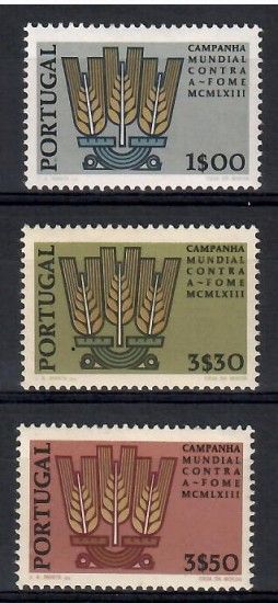 Znaczek Portugalia 1963 Mi 935-937 Czyste **